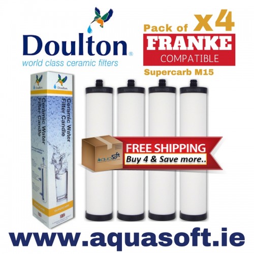 Doulton® Supercarb Franke M15 (x4) - W9222903
